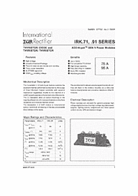 DataSheet IRK.91 pdf